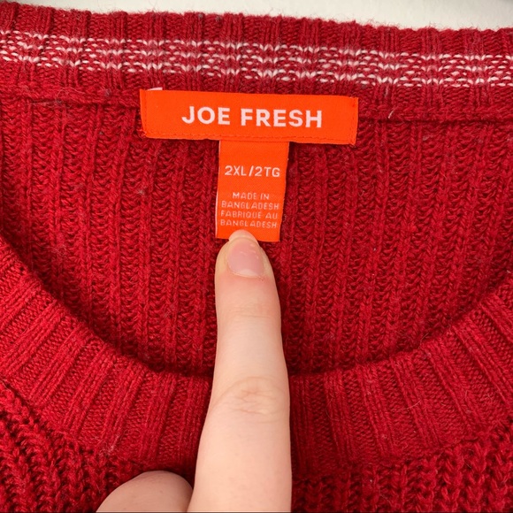 Bright Red Knit Sweater - Picture 4 of 4